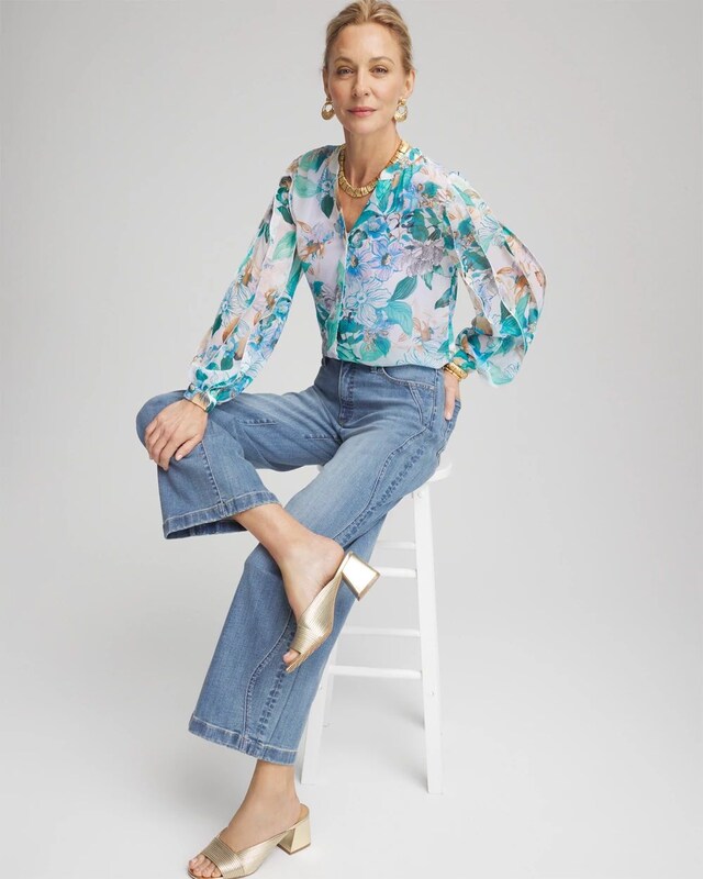 Georgette Billow Sleeved Blouse - image 2